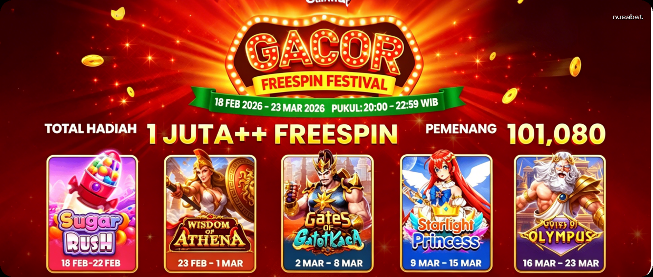 Login nusabet Sekarang Bonus Melimpah